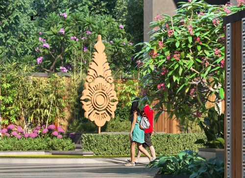 Landscape Inspired by Balinese Theme (Arts, Crafts & Sculptures)