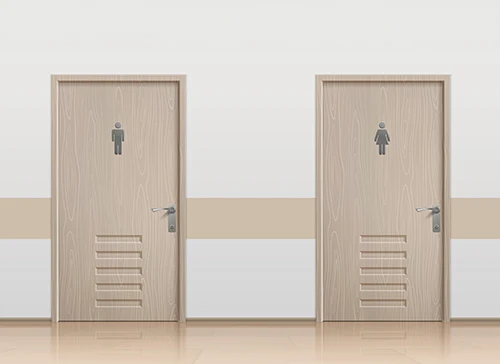 Common Toilets for Staff at Main Entrance