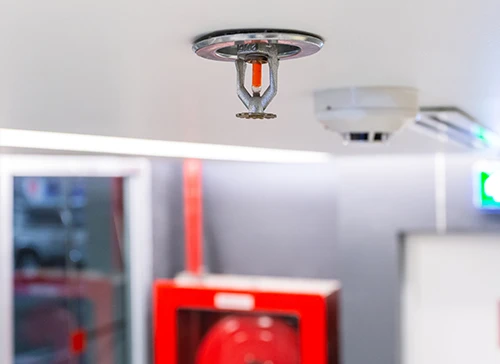 Firefighting System with Sprinklers